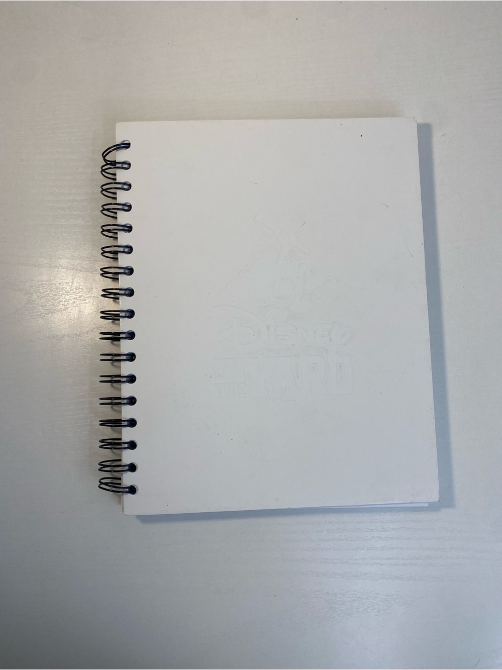 Disney on the yard notebook